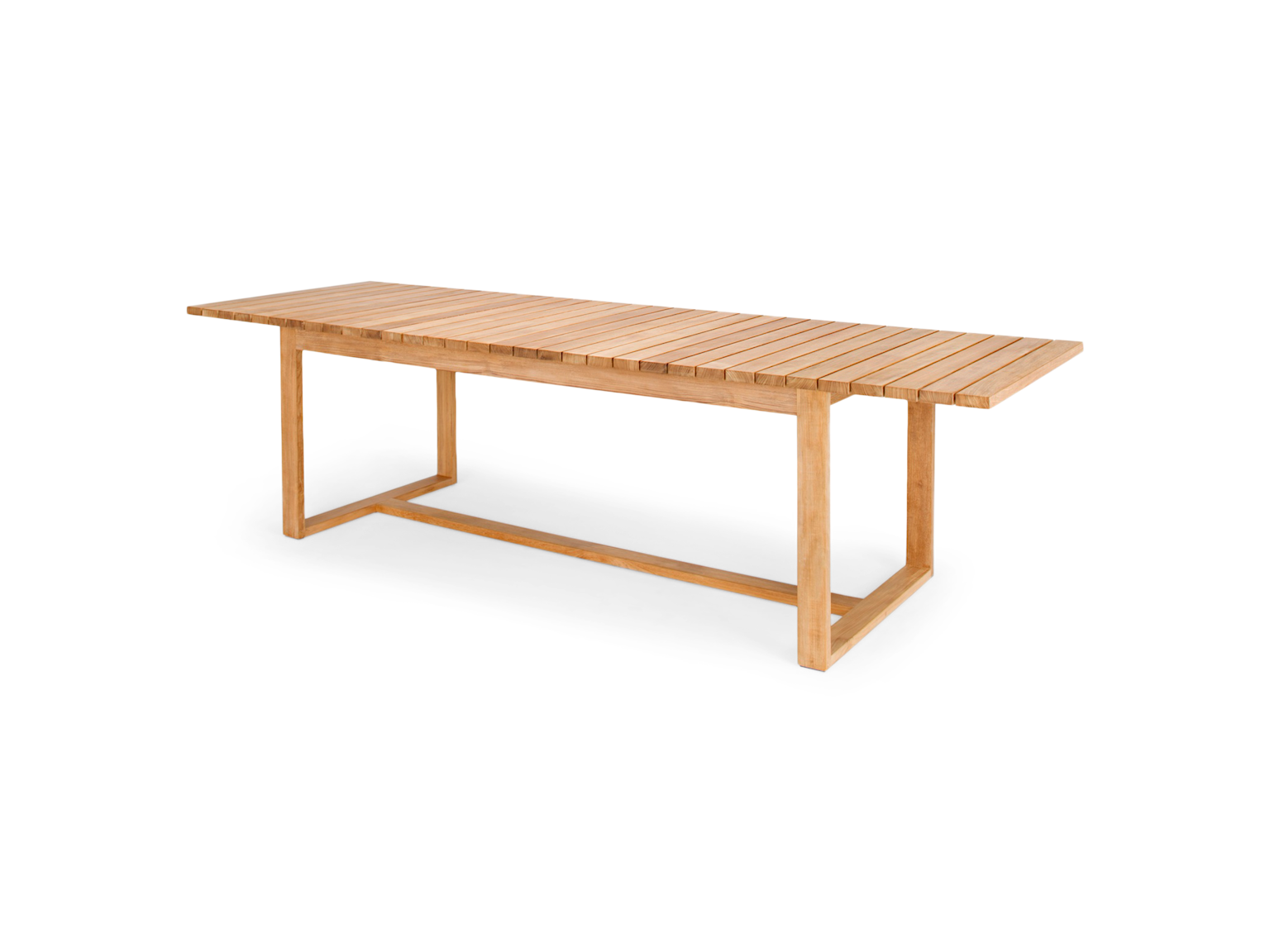 Bremer Outdoor Dining table will extend as you require more seating