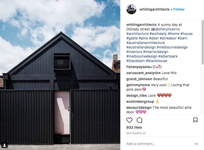 Australian Architects Instagram Whiting