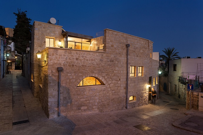 Vertical Stone House located in Safed, Israel
